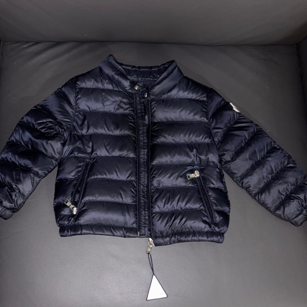AUTHENTIC Moncler Acorus Navy Blue Kids Puffer Jacket